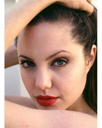 angelina jolie face profile. Angelina Jolie 1975 -